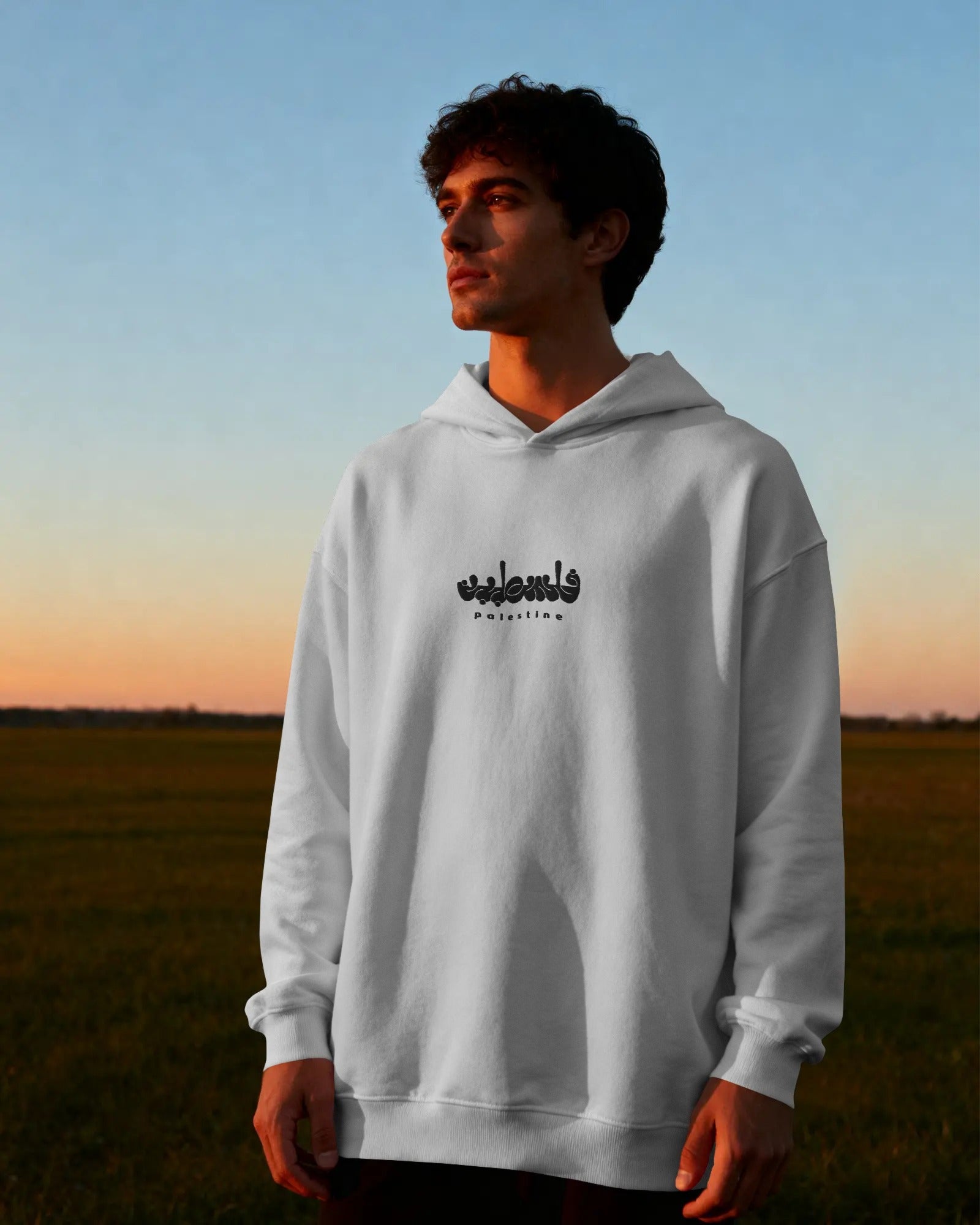 CIRCULAR CALLIGRAPHY — PALESTINE HOODIE
